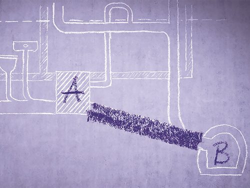 Hybride opvoerinstallatie voor gebruik in bedrijven en meergezinswoningen