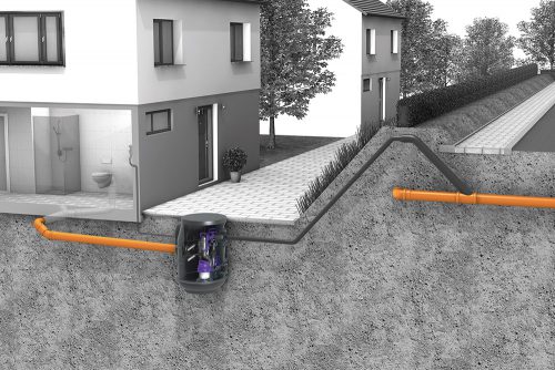 Poste de pompage Aqualift F Basic